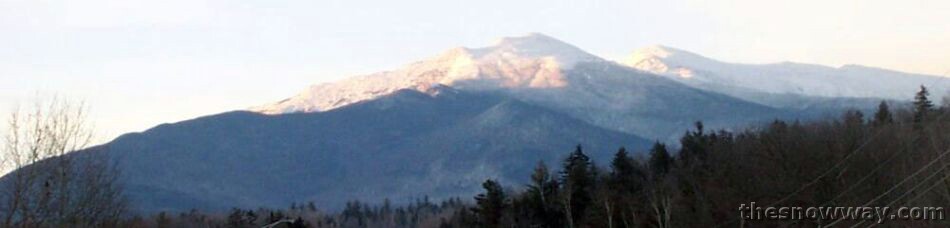 Mount Madison and Mount Adams from Gorham, NH