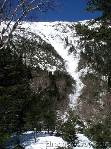 One of the First Gullies from the Ski Trail