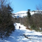 Skiing the John Sherburne Ski Trail