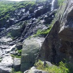 Waterfall in Tuckerman Ravine