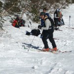Jim Enjoyed Skiing Main Gully